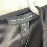 Universal Standard NEW  Isabelle Luxe Black Sheath Shirt Dress Size 2XS- US 6-8 Photo 4