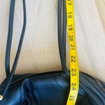 7CHI genuine leather round ball double strap crossbody bag NEW Black Photo 7