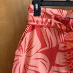 Shore Pants Womens Wide Leg Peach/ Orange Tropical Print Size Small NWT Photo 4