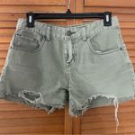 BDG Urban Outfitters Mid Rise Freja Green Vintage Shorts Sz 26W Photo 0