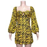 Reformation  Roshay Mini Dress, Tigress, 0 (US) Photo 4