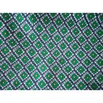 J.Crew Stretch Vintage Cord Toothpick Blue Green Geometric Size 28 EUC Photo 1