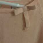 Lee Pink Tie Front Fitted Short Sleeve Blouse Photo 4