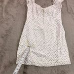 Princess Polly  Reuben Mini Dress White‎ Floral Ruffle Sleeves Tie Front Summer Photo 8