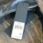 Donna Karan Belmore Small Black Leather Fringe Shoulder Bag Photo 11