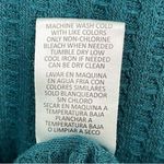 Chaser  Waffle Knit Long Sleeve Thermal Top Teal Women’s Size Small Photo 5