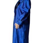 Vintage 80's Raingear Royal Blue raglan Sleeves Raincoat size 10 Photo 9
