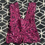 Lululemon Leopard Cheetah print magenta leggings Photo 3