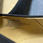 J.Crew Canvas Espadrille Wedges Shoes 8 Black AL003 Closed Toe Slip-On Photo 9