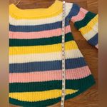 Blue Blush Nwt Striped colorful knit sweater size S Photo 4