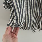 Jane and Delancey  Blouse,Striped Size Large. Roll up sleeve button option! Photo 5