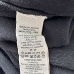 Free People  Katie Bird Small Boho Crochet Inset Black Flowy Shirt Photo 5