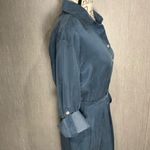 Finley Teal Long Sleeve Button Photo 4