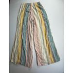O'Neill Miriam Stripe Womens Small Wide Leg Striped High Waist Casual Boho Pants Photo 5