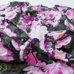 Lela Rose Floral Print Long Sleeves Rosette Shift Dress Pink Size 10 Photo 10