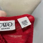 Cato  woman 26/28w red crop top Photo 9