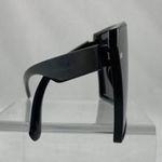 Silver metallic rectangular shield shades Photo 4