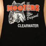 Hooters B64 New  Girl Rare Uniform V-Neck Tee Clearwater Florida Black Size Small Photo 4