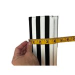 Kut From The Kloth  Black White Striped Slimfold Wallet Vegan Leather NEW Photo 7