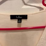 Lulus  Womens Bodysuit Size L Long Sleeve Floral‎ Textured Surplice Bridal Shower Photo 1