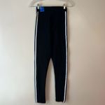 Adidas Mid Rise Standard Length 3 Stripe Leggings Sz XS Photo 3
