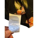 Rewind  Black With Floral Design Short Sleeve Blouse Size Medium Photo 7