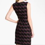 Trina Turk  Good Night Tweed Black Red Sheath Dress Womens 2 Photo 7