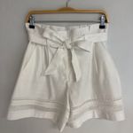 White House | Black Market Chic White Linen Shorts NWT Photo 0