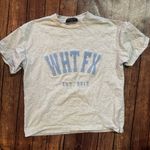 White Fox Boutique π€ White Fox WHT FX Graphic Tee β Grey/Blue β XXS/XS π€ Photo 0