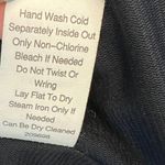 CAbi  Ribbed Chevron Knit Navy Blue A-Line Sweater Skirt Size L Photo 7