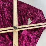 LF  Emma & Sam Hoodie Women Small Red Velvet Soft‎ Crop Knit Pullover Sweater Photo 7