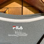FILA  Women's Gray V-Neck Short Sleeve Tee Photo 1