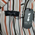 Nimi K Bow Front Striped Jumpsuit Photo 5