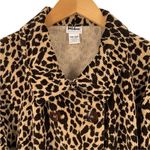 Kiko Leopard Corduroy Double Breasted Jacket One Size Brown Size undefined Photo 2
