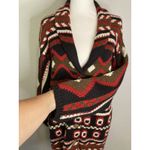 VTG Carol Little PM Wool Blend Multicolor Textured 90s Collared Cardigan Sweater Black Size M Photo 2