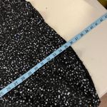 Eileen Fisher Black Silk Sequin Beaded Racerback Tank Sparkle Dress Size Small Photo 10