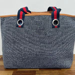 J. McLaughlin  Pania Tote Bag NWT $248‎ Autograph Nautical Purse Travel Shoulder Photo 0