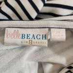 Belle Beach Striped Navy and White T Photo 6