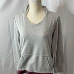 Maurice's  long sleeve hooded sweat shirt with plaid accent Medium Photo 0