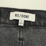 RE/DONE  Originals High Rise Ankle Crop Jeans: Faded Black Wash Photo 11