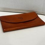 Underwood London Brown Leather Envelope Clutch Organizer Travel Document Holder Photo 3