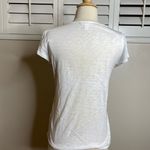 #19 Tribal Jeans Cut Out and embroidered top White Size XS Photo 1