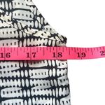 United Colors Of Benetton Benetton Black White Geometric Abstract Print Flowy Top XS Workwear Office Work Photo 5