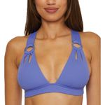 Becca  by rebecca virtue NWT $88 nwt Modern Edge Rib Ring Bikini Top L‎ Photo 0