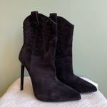 Saint Laurent NWOB / YSL Paris Western Suede Ankle Boots Sz 38 Photo 1