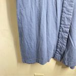 Coyuchi Organic Cotton Long Robe Light Blue size XS/S Photo 7