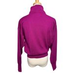 Vintage Tyrolia Skiwear wool blend turtleneck ski sweater raspberry size small S Purple Photo 3