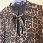 Leopard Print Midi Dress Brown Size XXL Photo 1