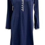 Eileen West Cottagecore Granny Feminine Romantic Nightgown Blue size Small Photo 0