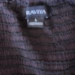 Strapless Ruffle Dress Black Size L Photo 4